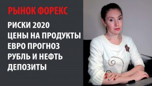 Риски 2020 года. Евро Нефть и Рубль. Цены на продукты, алкоголь, автомобили перед НГ 2020 в РФ